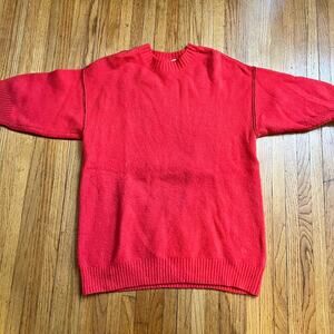 Moth Sweater Womens Small Short Sleeve Mock Wool Alpaca Blend Anthropologie